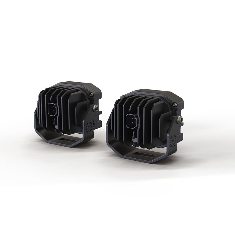 Morimoto BAF007.2 Universal 4Banger HXB LED Pod Set, Spot - White | Universal