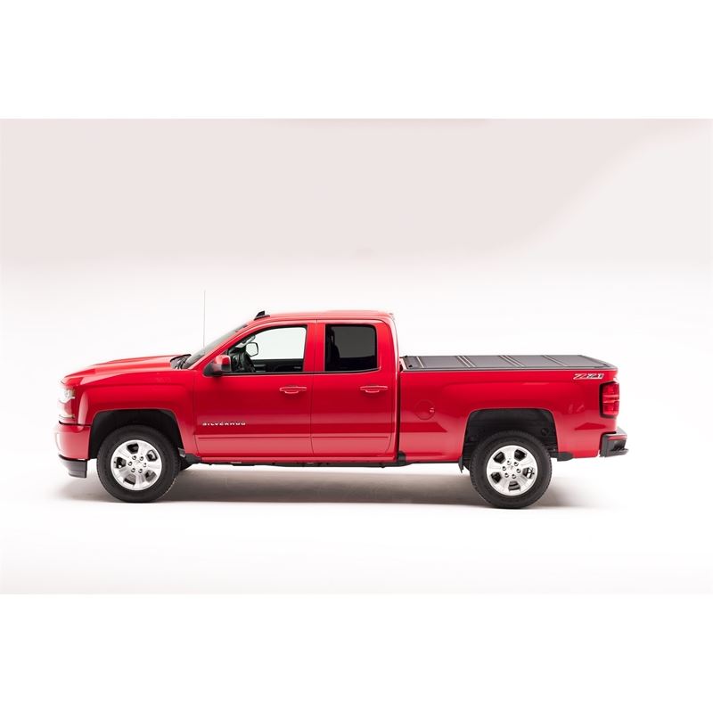 BAK Industries 448122 MX4 Hard Folding Cover | 2014-2019 GM Silverado/Sierra 1500/2500HD/3500HD 8ft Bed