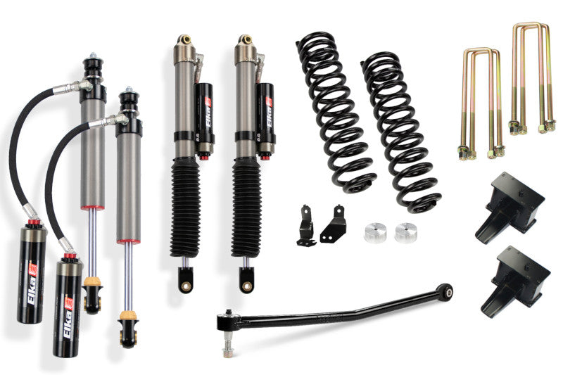 Cognito 220-P1134 3 inch Elite Lift Kit with Elka 2.5 Remote Reservoir Shocks | 2020-2024 Ford F250/F350 Powerstroke 4WD