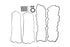 Cometic C15151 Valve Cover Gasket Kit | 2008-2010 Ford F250/F350 6.4L Powerstroke