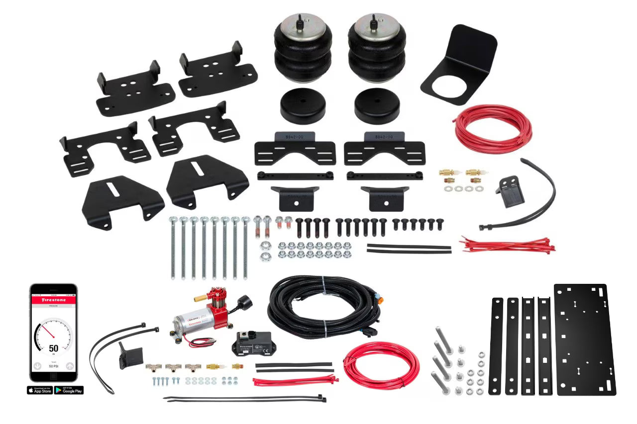 Firestone 2890 Rear All-In-One Wireless Air Spring Kit | 2017-2025 Ford F250/F350 4WD/2WD