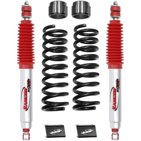 Rancho RS66451R9 Suspension Leveling Kit - 2.5" Front Lift - (Pair) | 2014-2025 RAM 2500/3500 4WD