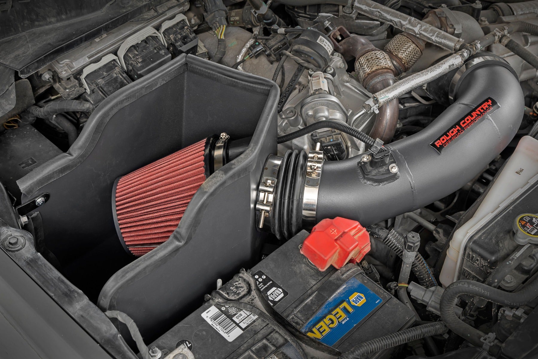 Rough Country 10490 Cold Air Intake System | 2017-2019 Ford F250/F350 Super Duty 6.7L Powerstroke