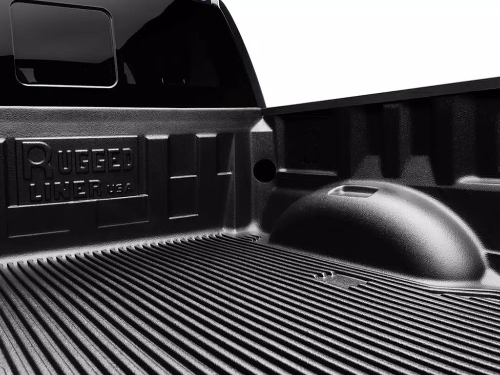 Rugged Liner D65U06 Under Rail Bedliner | 2006-2020 Dodge RAM 2500/3500 SRW 6.5ft Bed w/ Tailgate Spoiler, w/o Cargo Light
