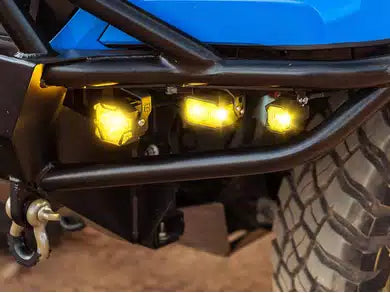 Morimoto BAF107 2Banger LED Pods NCS Combo Beam - Yellow | Universal