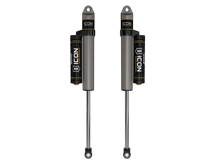 ICON 37701P VS 2.5" Aluminum Piggyback Reservoir Rear Shocks - for 3-6" Lift - (Pair) | 1999-2025 Ford F250/F350 Super Duty 4WD