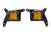 Diode Dynamics DD7128 SS3 Max Yellow SAE LED Fog Light Kit Amber Backlight | 2020-2023 GM Chevrolet Silverado 2500HD/3500HD