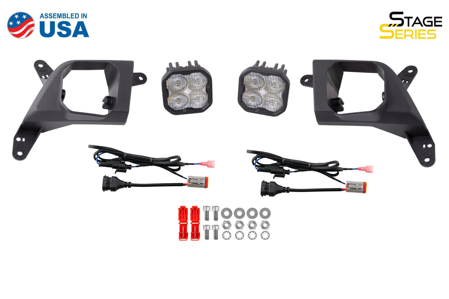 Diode Dynamics DD7124 SS3 Pro White SAE LED Fog Light Kit | 2020-2023 GM Chevrolet Silverado 2500HD/3500HD