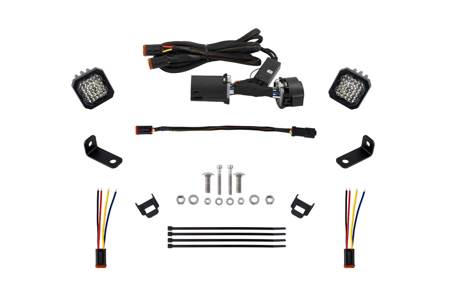 Diode Dynamics DD7567 Stage Series Reverse Light Kit w/ C1R LED Pods | 2017-2023 Ford F250/F350 Super Duty