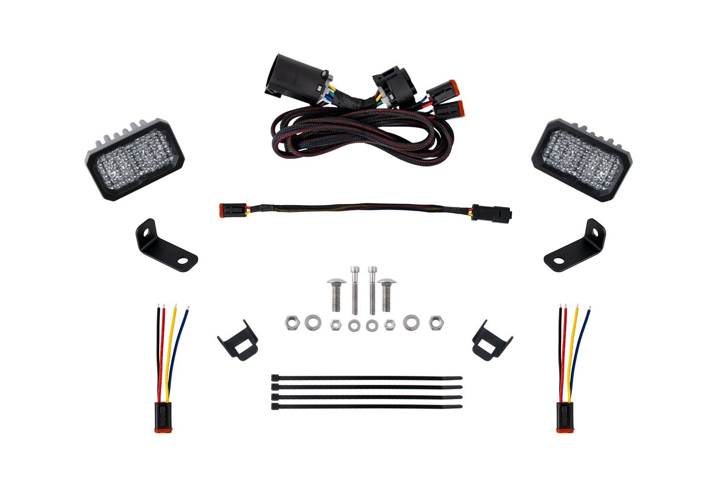 Diode Dynamics DD7569 Stage Series Reverse Light Kit w/ C2 Pro LED Pods | 2017-2023 Ford F250/F350 Super Duty