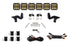Diode Dynamics DD7572 SS5 6-Pod CrossLink Grille Lightbar Kit w/ Sport Yellow Combo LED Lights | 2020-2022 Ford F250/F350 Super Duty