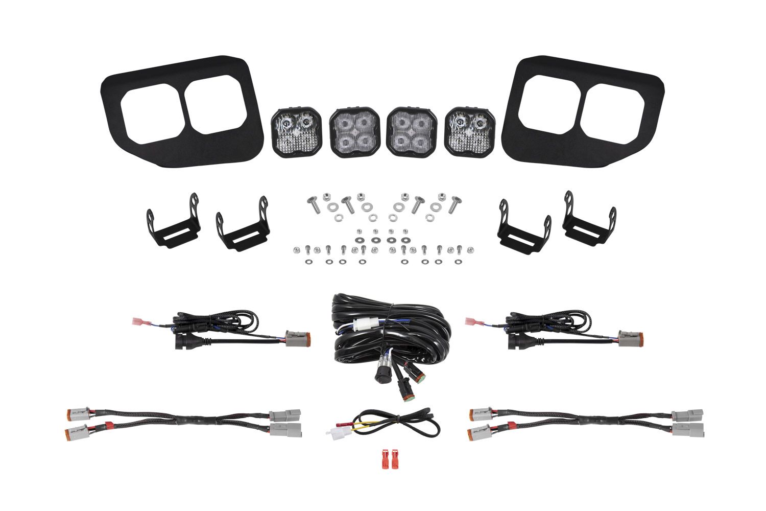 Diode Dynamics DD7580 Fog Pocket Kit White/White | 2020-2022 F250/F350 MAX