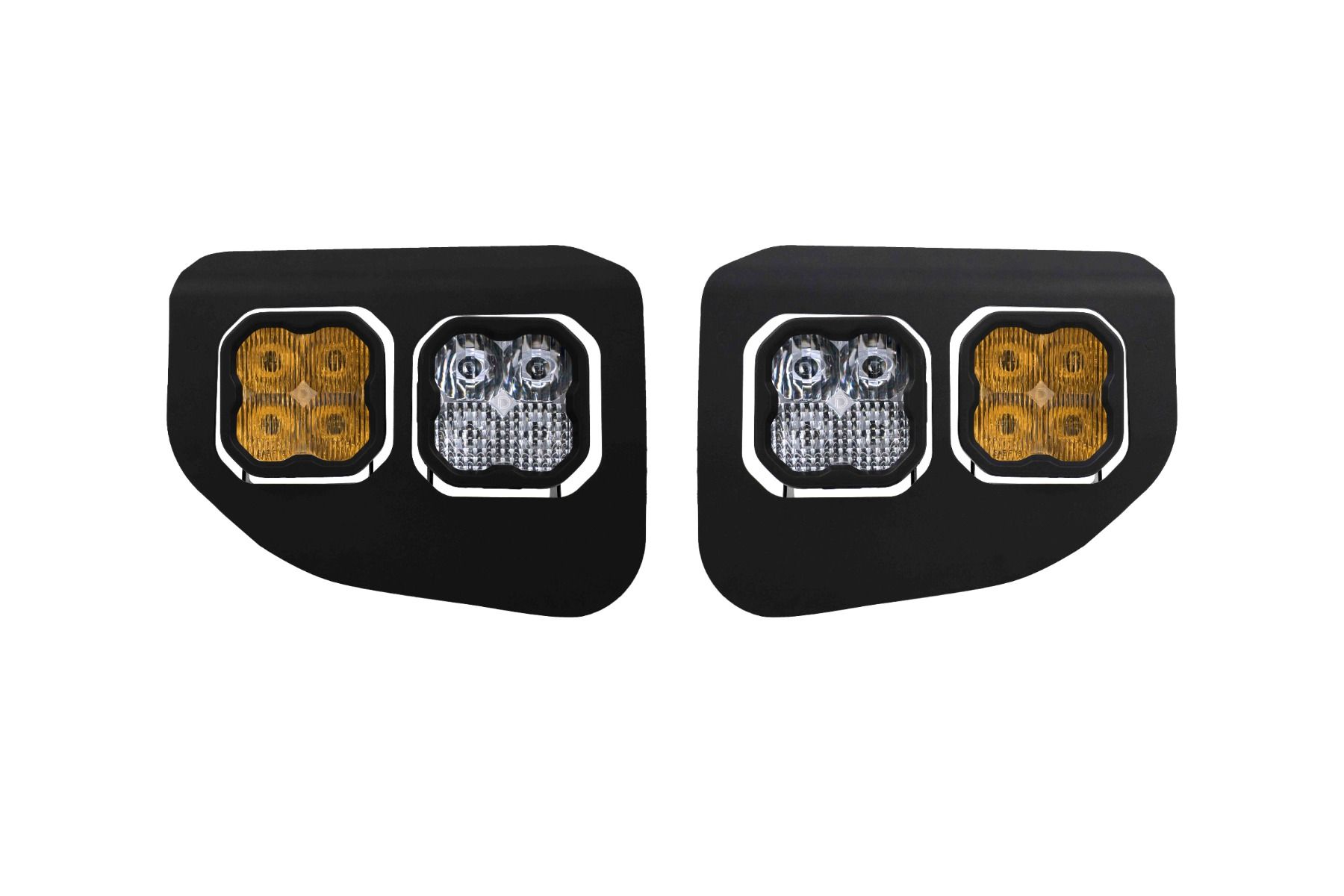 Diode Dynamics DD7580 Fog Pocket Kit White/White | 2020-2022 F250/F350 MAX