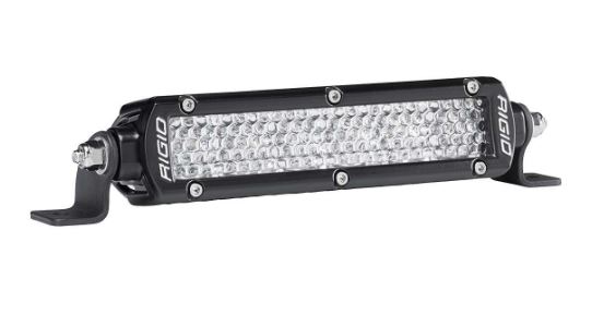 Rigid 906513 SR-Series PRO LED Light Flood Diffused 6 inch Black Housing | Universal