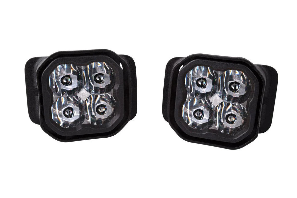 Diode Dynamics DD7016 SS3 Pro Type F2 Kit ABL Yellow SAE Fog w/ Amber Backlight | 2017-2022 Ford F250/F350