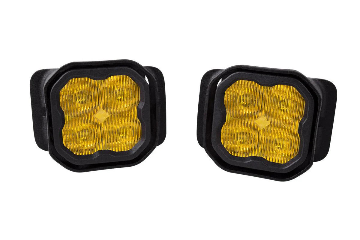 Diode Dynamics DD7018 SS3 Max Type F2 Kit ABL Yellow SAE LED Fog Light Kit | 2017-2022 Ford F250/F350