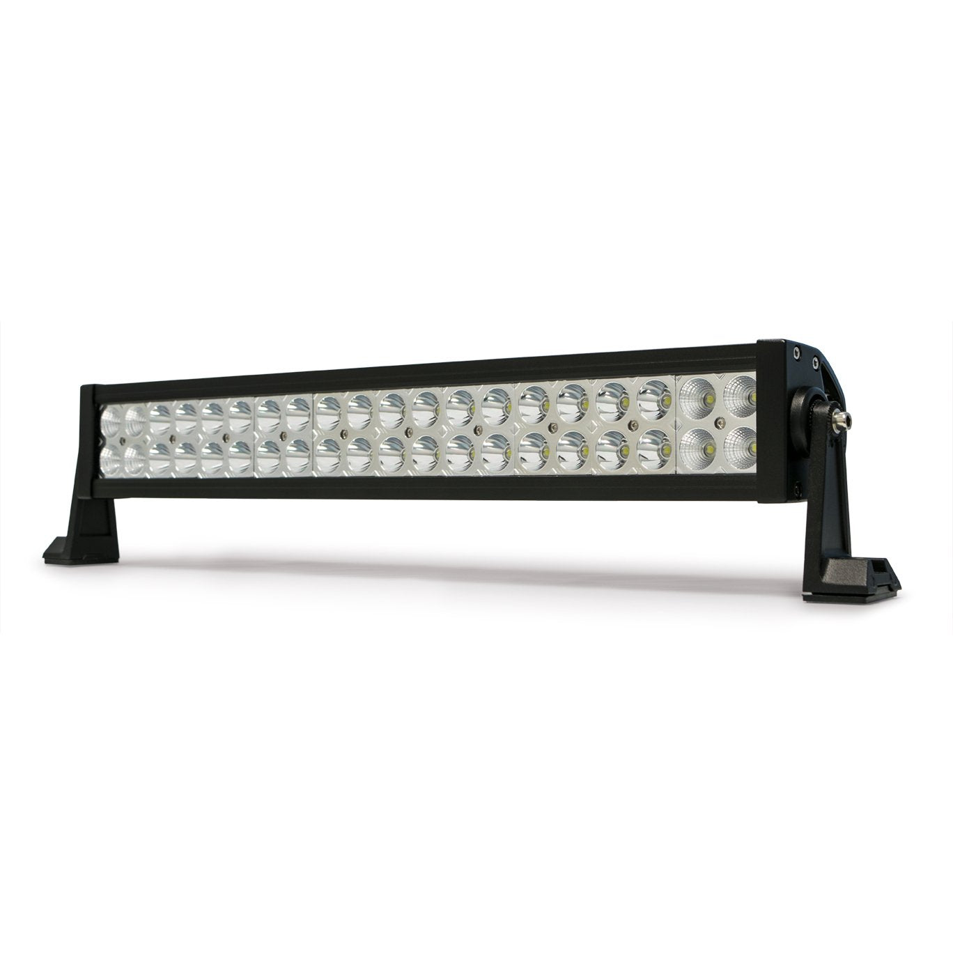 DV8 Offroad B20CE120W3W Dual Row 20 LED Light Bar with Chrome Bezel | Universal