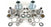 Dynatrac CR60-3X1104-B Ford Free Spin Hub Conversion Kit with Fine Studs Fits | 1999-2004 Ford F250/F350