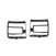 Morimoto LF542.B XB LED Headlight Trim Set - Unfinished | 2016-2018 GM Chevrolet Silverado 1500