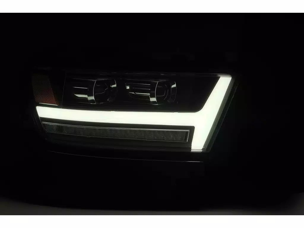 AlphaRex 880515 PRO Halogen Black Headlights | 2019-2024 RAM 1500