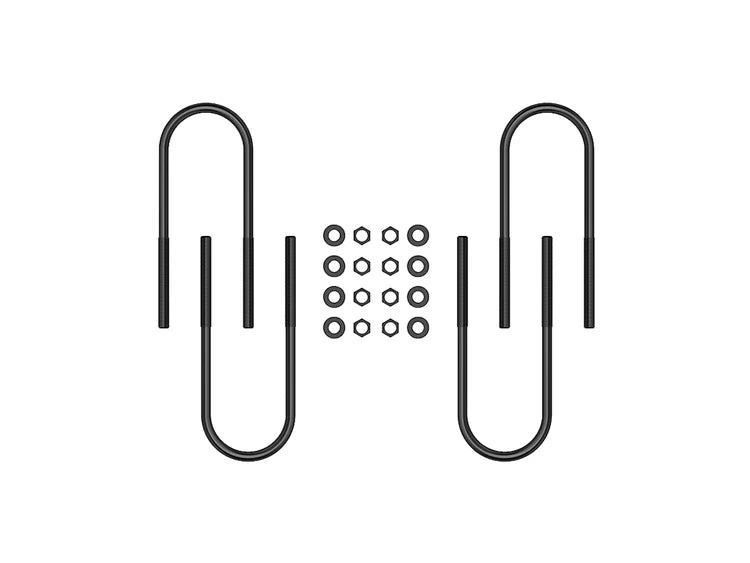 ICON 37004 12" U-Bolts For Rear Blocks | 1999-2010 Ford F250/F350 Super Duty