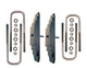ICON 32000 Front Mini Leaf Spring Pack Kit - Provides 2" Lift | 2000-2004 Ford F250/F350 Super Duty