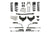 EVO Manufacturing RA1002KBA KING Enforcer 3.5" Lift Kit - KING 2.5" RR with Adjusters | 2019-2025 RAM 2500/3500 4WD 6.7L Cummins