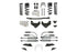 EVO Manufacturing RA1003KB KING Enforcer 3.5 Lift Kit - KING 3.0 RR | 2019-2023 RAM 2500/3500 6.7L Cummins