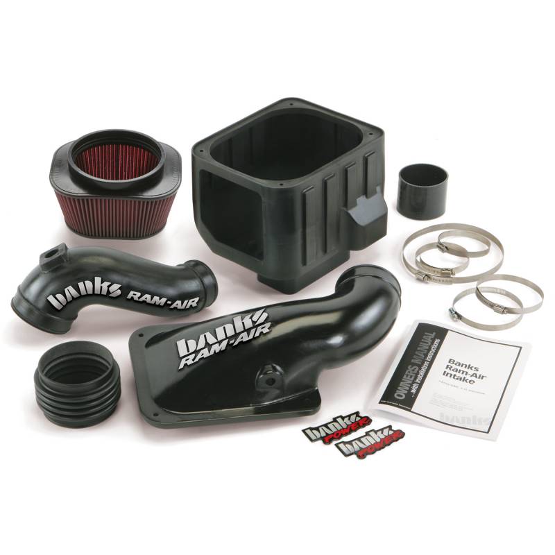 Banks 42132 Ram-Air Cold Air Intake System with Oiled Filter | 2001-2004 GM Silverado/Sierra 2500HD/3500HD 6.6L Duramax LB7