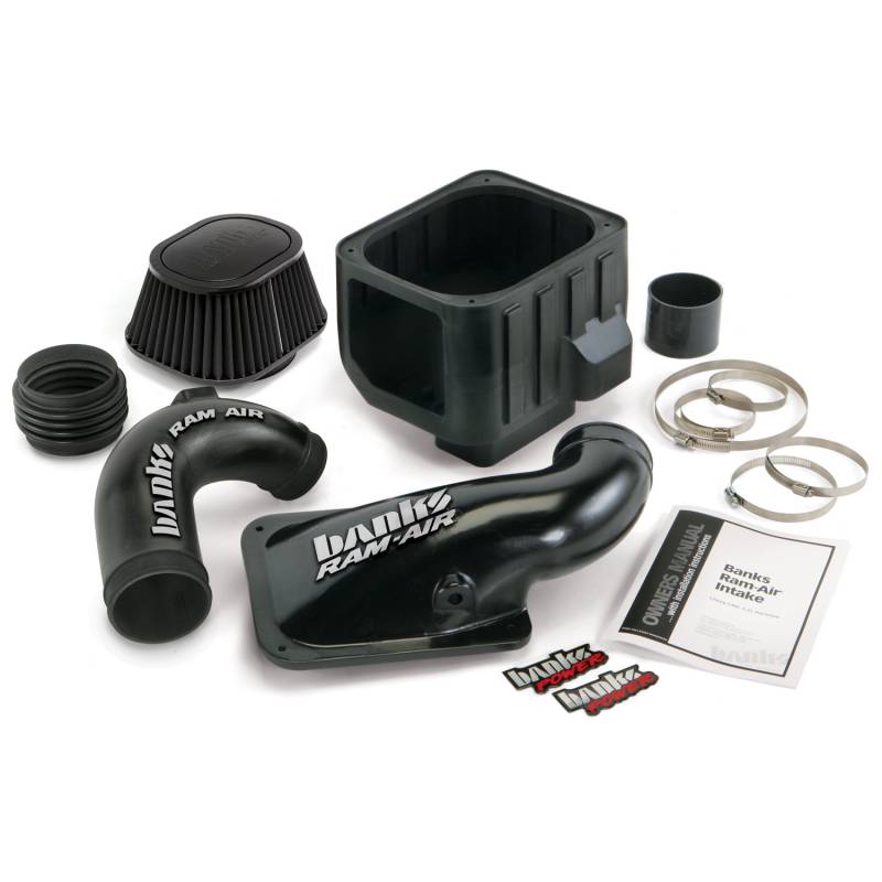 Banks 42135-D Ram-Air Cold Air Intake System with Dry Filter | 2004-2005 GM Silverado/Sierra 2500HD/3500HD 6.6L Duramax