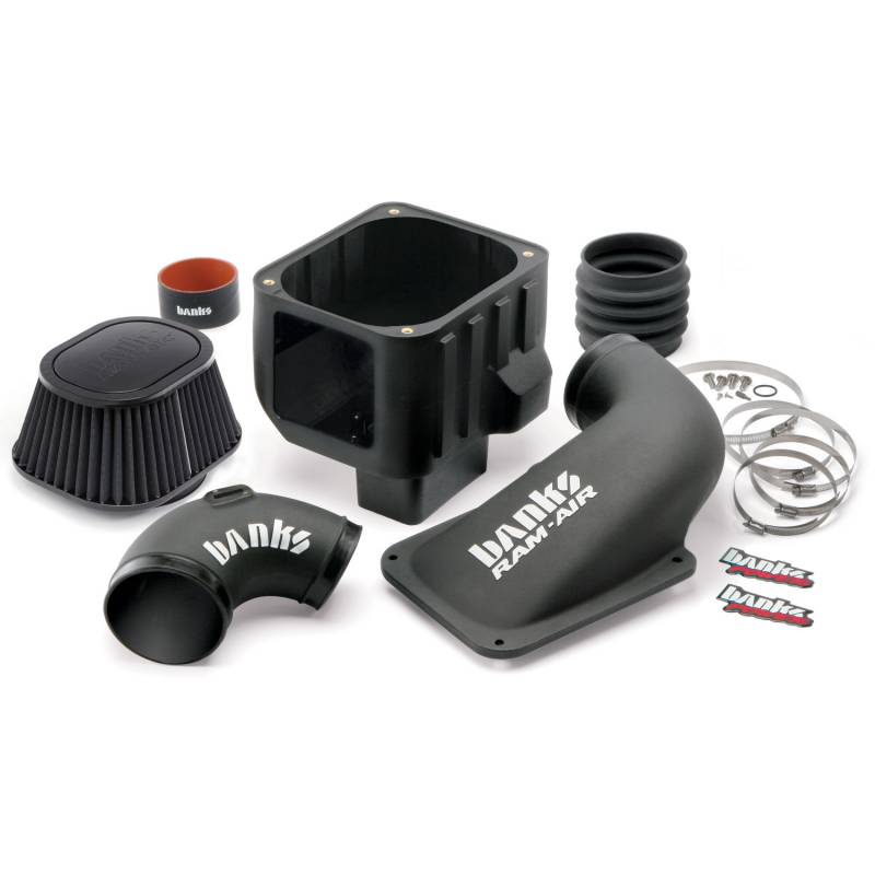 Banks 42172-D Ram-Air Cold Air Intake System with Dry Flter | 2007.5-2010 GM Silverado/Sierra 2500HD/3500HD 6.6L Duramax LMM
