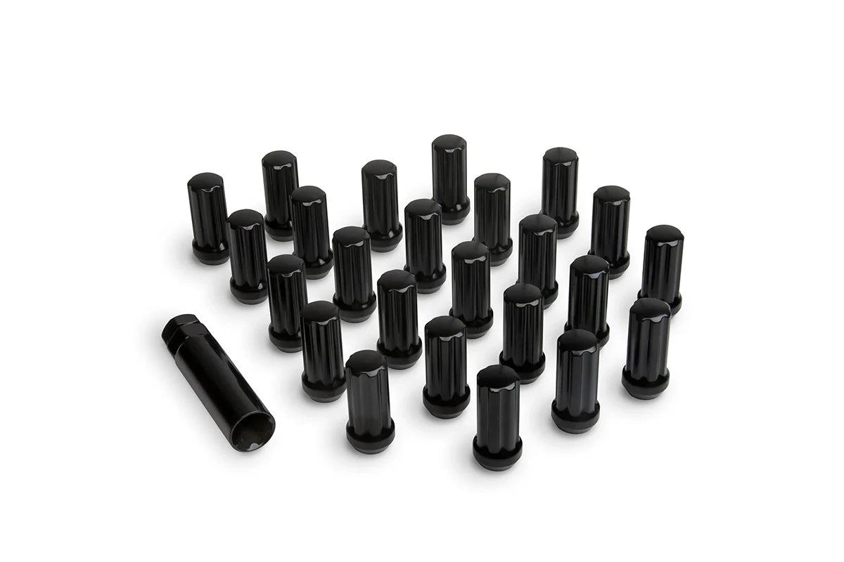 ICON Alloys 89141524B Black Lug Nut Kit - 14x1.5 / 24 Count with Key | Universal