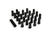 ICON Alloys 89141524B Black Lug Nut Kit - 14x1.5 / 24 Count with Key | Universal
