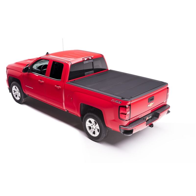 BAK Industries 448122 MX4 Hard Folding Cover | 2014-2019 GM Silverado/Sierra 1500/2500HD/3500HD 8ft Bed