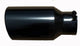 Pypes EVT405B 4 inch Inlet x 5 inch Outlet x 12 inch Tip Black Exhaust Tip | Universal