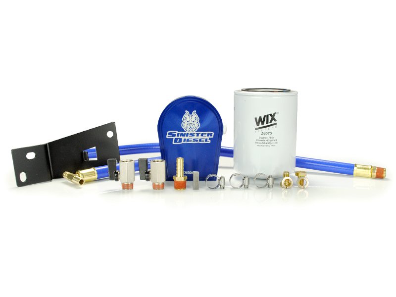 Sinister SD-COOLFIL-7.3-W Coolant Filtration Kit | 1999-2003 Ford F250/F350 7.3L Powerstroke