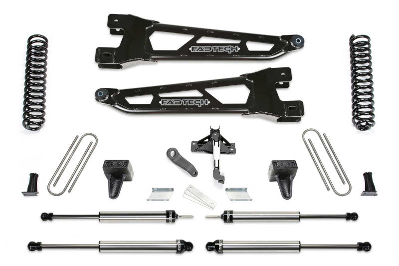 FabTech K2413DL 6 inch Radius Arm Lift Kit with Dirt Logic 2.25 Shocks | 2023-2024 Ford F250/F350 Powerstroke 4WD