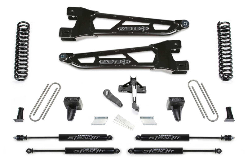 FabTech K2413M 6 inch Radius Arm Lift Kit with Stealth Shocks | 2023-2024 Ford F250/F350 Powerstroke 4WD