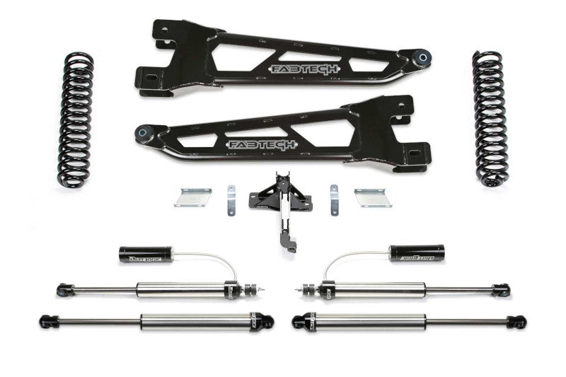 FabTech K2402DL 2.5 inch Radius Arm Lift Kit with Dirt Logic Front 2.25 Resi Shocks & Rear 2.25 Shocks | 2023-2024 Ford F250/F350 Powerstroke 4WD