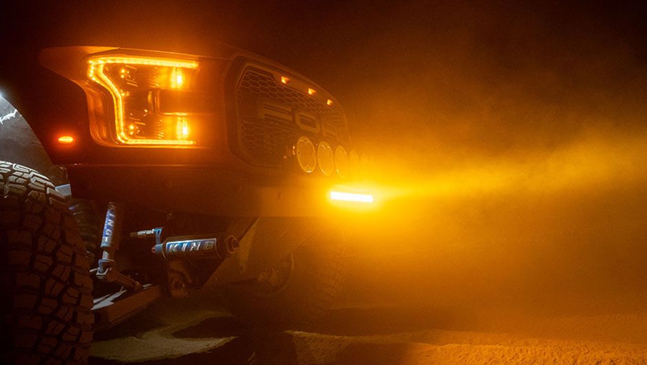 Baja Designs 708316 Wide Cornering Factory Amber Lens Kit for S8 Light Bar | Universal