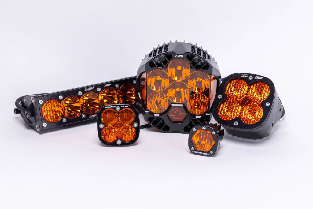 Baja Designs 708315 Driving/Combo Factory Amber Lens Kit for S8 Light Bar | Universal