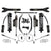 ICON K63214RL 4-5.5" Lift Stage 4 Coilover Conversion System Kit w/ Radius Arms & Expansion Packs | 2023-2025 Ford F250/F350 Super Duty