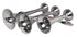 Kleinn 630 Large Triple Train Horn with Detachable Chrome Plated Copper Trumpets | Universal