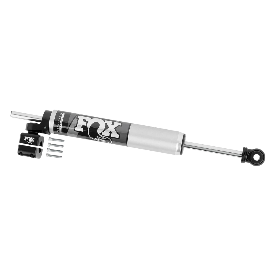 FOX 985-02-132 2.0 Performance TS Steering Stabilizer - (Single) | 2017-2023 Ford F250/F350 Super Duty Powerstroke 4WD