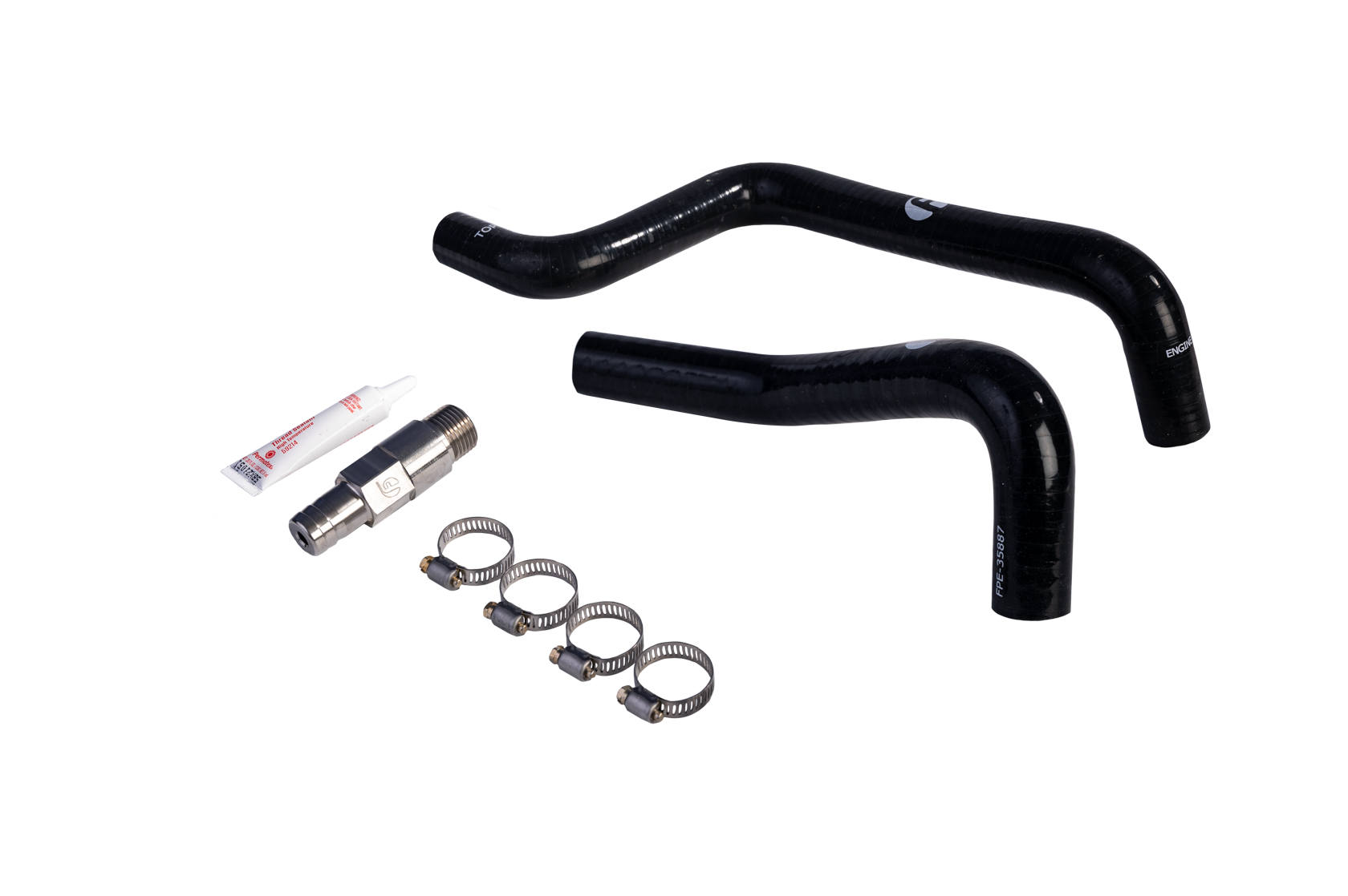 Fleece FPE-CUMM-HCL-KIT-0312 Heater Feed and Return Hose Kit | 2003-2012 RAM 2500/3500 6.7L Cummins
