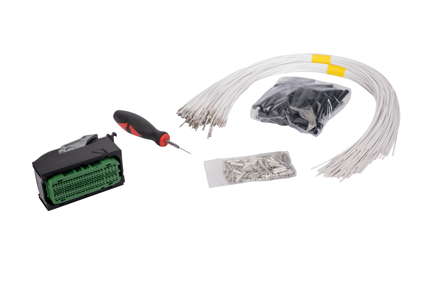 Fleece FPE-HAR-CUMM-ECM-96-GR ECM Connector Repair Kit | 2013-2024 RAM 4500/5500 6.7L Cummins 24V C&C