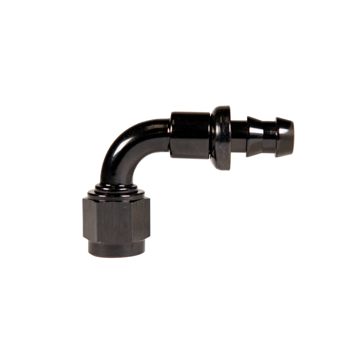 Fleece FPE-PL-90-08 -8 90 Degree to Hose Barb Black | Universal