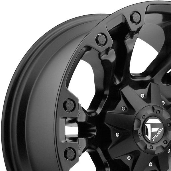 Fuel D56017901745 17x9 Vapor Matte Black -12mm Offset Wheel | 1994-2024 Ford F250/F350 Super Duty