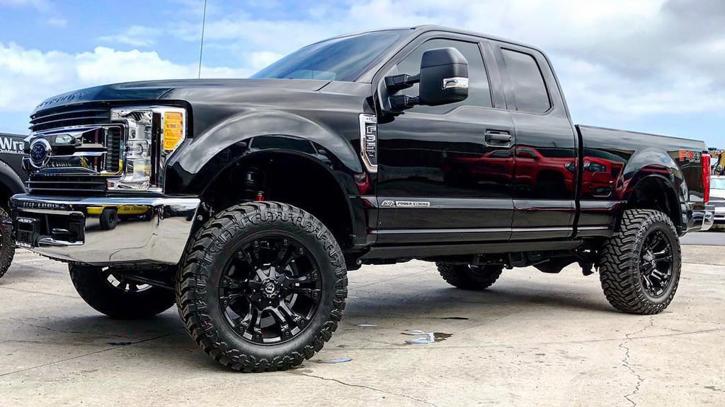 Fuel D56018901750 18x9 Vapor Matte Black 1mm Offset Wheel | 1994-2024 Ford F250/F350