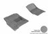 3DM L1CH03911501 Kagu Gray Front Floor Mats | 2014-2017 GM Silverado/Sierra 1500/2500HD/3500HD